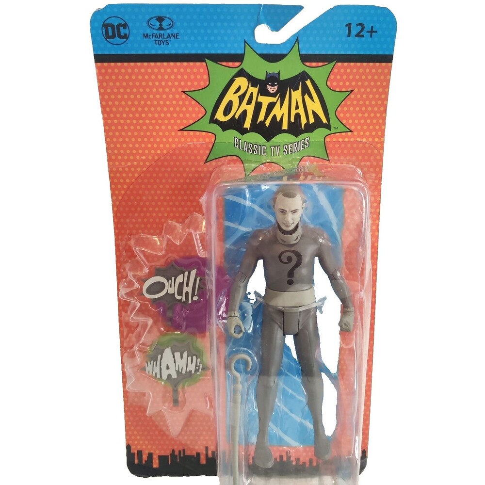 The Riddler Black and White action figure Batman Classic TV Series DC - New